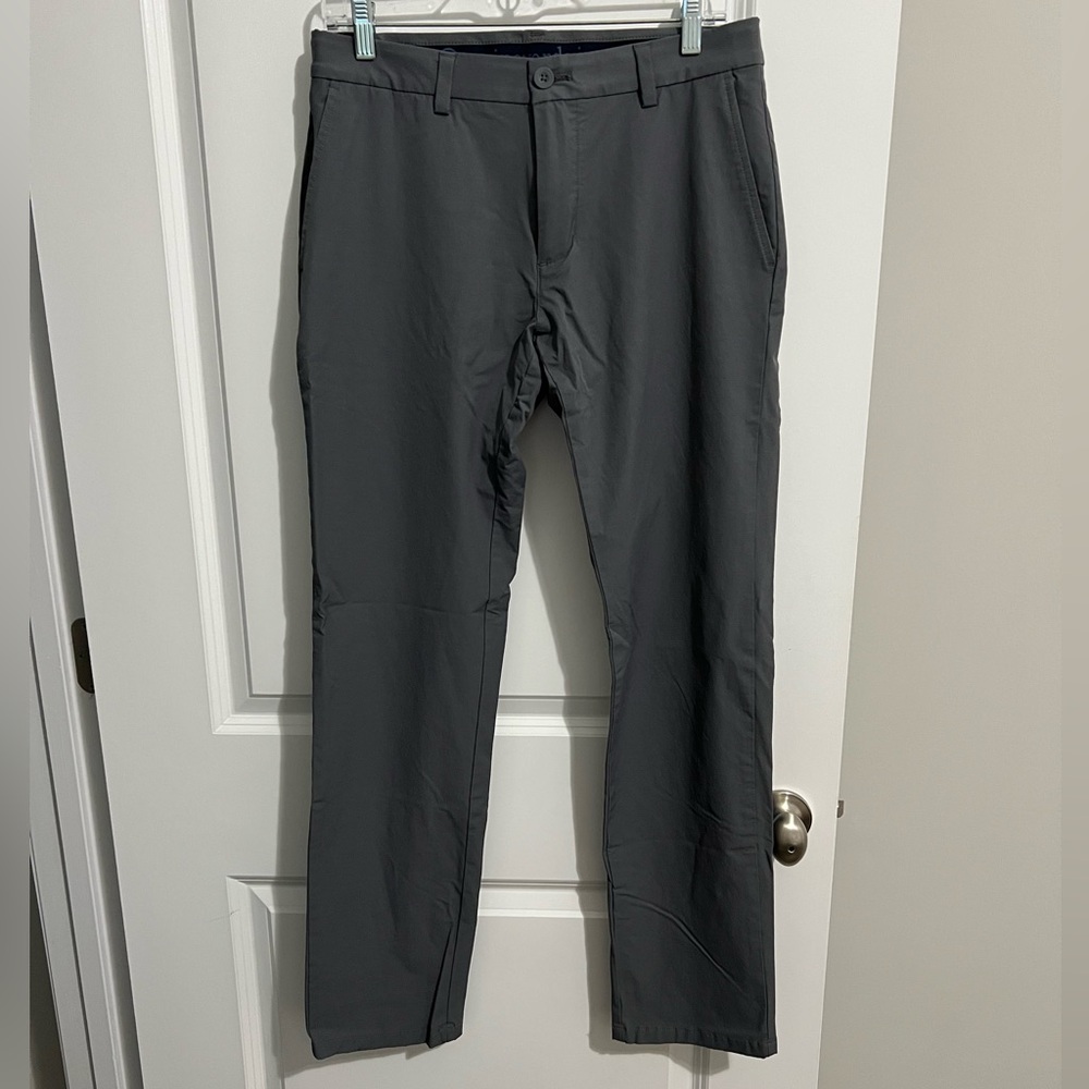 Vineyard Vines On The Go Performance Pants Charcoal 30 X 32